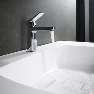 Malaga Standing Washbasin Mixer + Click Clack Drain - Black - KFA