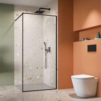 Modo F II Wetroom Screen - Black