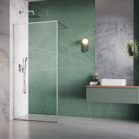 Modo F II Wetroom Screen - Chrome