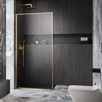 Modo F II Wetroom Screen - Gold