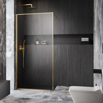 Modo F II Wetroom Screen - Gold