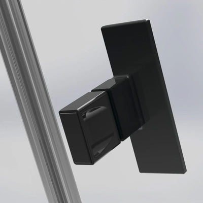 NES Black PTD Pentagon Shower Enclosure - Door Handle