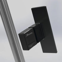 NES Black PTJ Pentagon Shower Enclosure - Door Handle