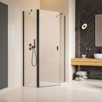 NES Black PTJ Pentagon Shower Enclosure