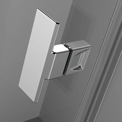 NES Chrome PTD Pentagon Shower Enclosure - Door Handle