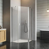 NES Chrome PTJ Pentagon Shower Enclosure