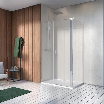 Radaway NES KDS I - Premium Shower Enclosure 6mm -  Chrome - 1000mm 700mm - Radaway