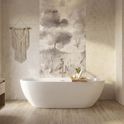 Nodo Crema Structure Matt 120x20cm - room arrangement