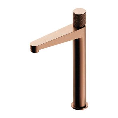 Contour Tall Basin Tap — Brushed Copper