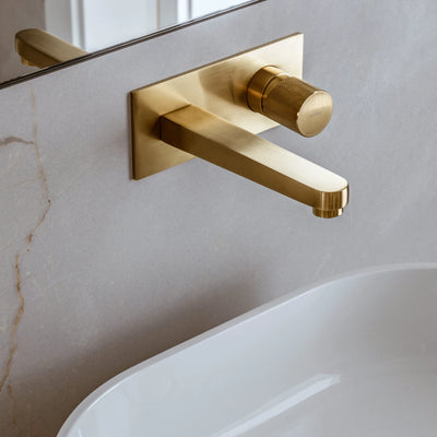 Contour Basin Mixer for concealed installation — Brushed Gold