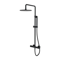 Omnires Contour Exposed Thermostatic Shower Set - Anthracite