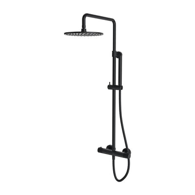 Omnires Contour Exposed Thermostatic Shower Set - Anthracite