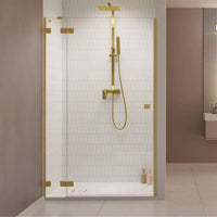 Radaway Essenza Pro DWJ Shower Door Brushed Gold