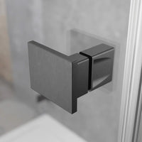 Radaway Essenza Pro KDJ Shower Enclosure Brushed Gunmetal - Door Handle