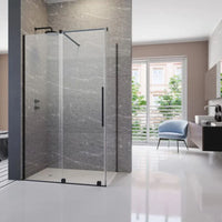Radaway Furo KDJ Premium Shower Enclosure Black in Bathroom