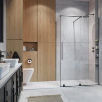 Radaway Furo KDJ Premium Shower Enclosure Brushed Gunmetal in Bathroom