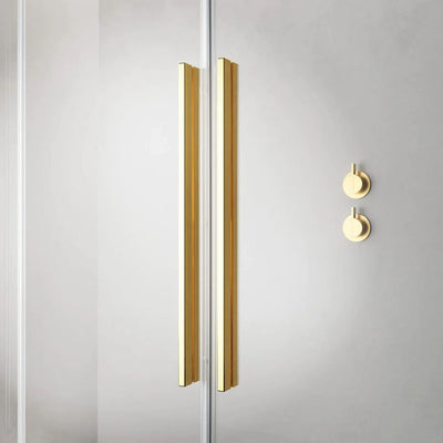Radaway Furo KDJ Premium Shower Enclosure Gold - Door Handles