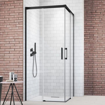 Radaway Idea KDD Premium Shower Enclosure Black