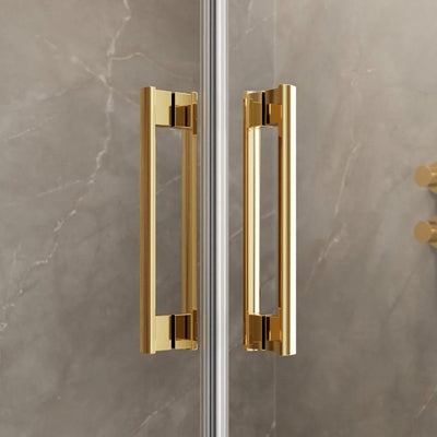 Radaway Idea KDD Premium Shower Enclosure Gold - Elegant Handles
