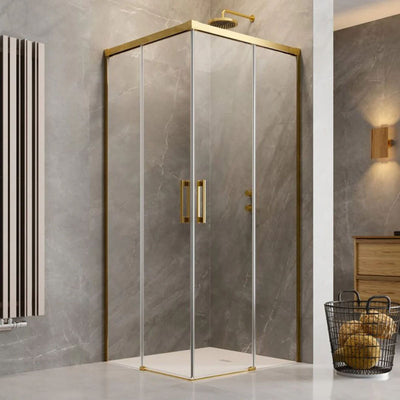 Radaway Idea KDD Premium Shower Enclosure - Gold