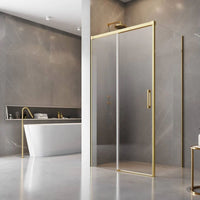Radaway Idea KDJ Premium Shower Enclosure Gold in Bathroom