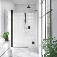 Radaway NES DWS Black Shower Door
