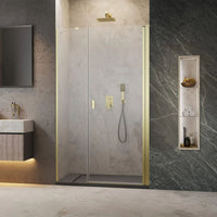 Radaway NES DWS Brushed Gold Shower Door