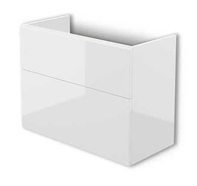 Prizma Slim White Vanity Unit 800mm