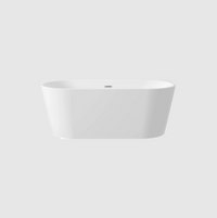 Silia Acrylic bathtub back-to-wall/freestanding - 1600 - Deante