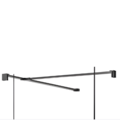Black T-Connecter for Wet Room Panels - Bathroom Store Ireland