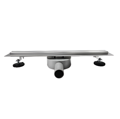 Chrome Slim Linear Shower Drain - 600mm - Gulietta
