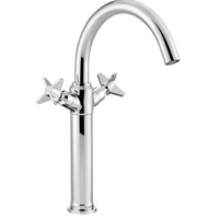 Deante Temisto Basin Mixer Tap – Brass Finish, Swivel Spout - chrome - Deante