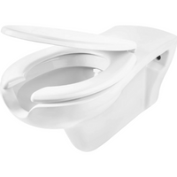 Vital Toilet bowl wall-mounted for people with reduced mobility - white - Deante