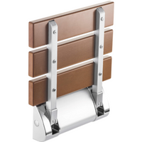 Vital Wall-mounted seat foldable - white - Deante