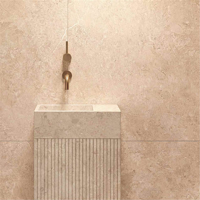 Sedina Light Beige Matt 120x60cm - room arrangement