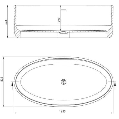 Space Free Standing Bath - Bathroom Store
