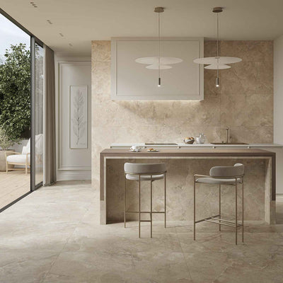 Storm Slate Taupe Matt 120x60cm - room arrangement