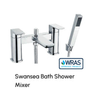 Swansea Bath Shower Mixer - chrome - Bathroom Store Ireland