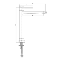 Cetus Tall Basin Tap - Chrome - Bathroom Store Ireland