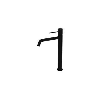 Orion High Basin Mixer Tap – Modern Tall Bathroom Faucet - Black - Bathroom Store Ireland