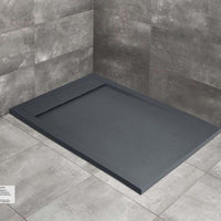 Teos Anthracite Natural Slate Shower Tray