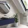 Silkdust Light Grys Matt Tiles in Bathroom