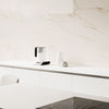 Horizon Gold Polished Tile in Kitchen 