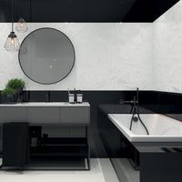 Synergy Nero Tiles in Bathroom 