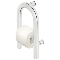 Vital Wall-mounted grab bar with space for toilet paper - 2in1