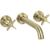 Temisto Washbasin tap concealed brass