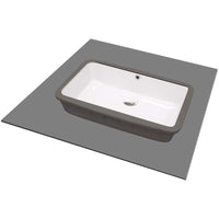 Temisto Ceramic washbasin undermount