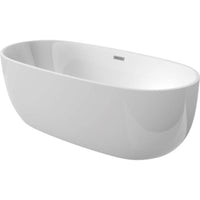 Alpinia Acrylic bathtub freestanding oval - 150 cm