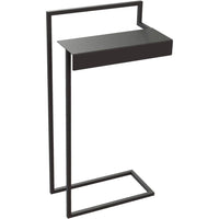 Mokko Floor-standing hanger with shelf black