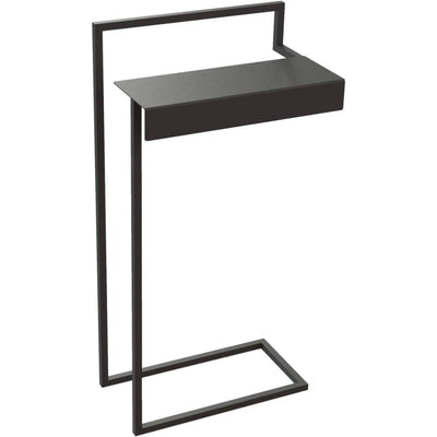 Mokko Floor-standing hanger with shelf black